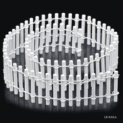 Model Farmhouse Border Big White 80CMX5CM LB-RAIL6