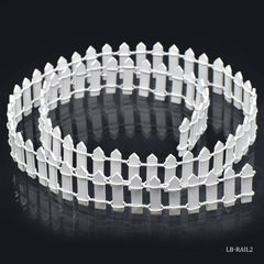 Model Farmhouse Border Small White 90CMX3CM LB-RAIL2