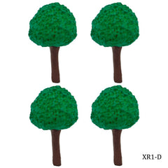 Model Plastic Accessories Model Trees (C0808-3) 4Pcs XR1-D