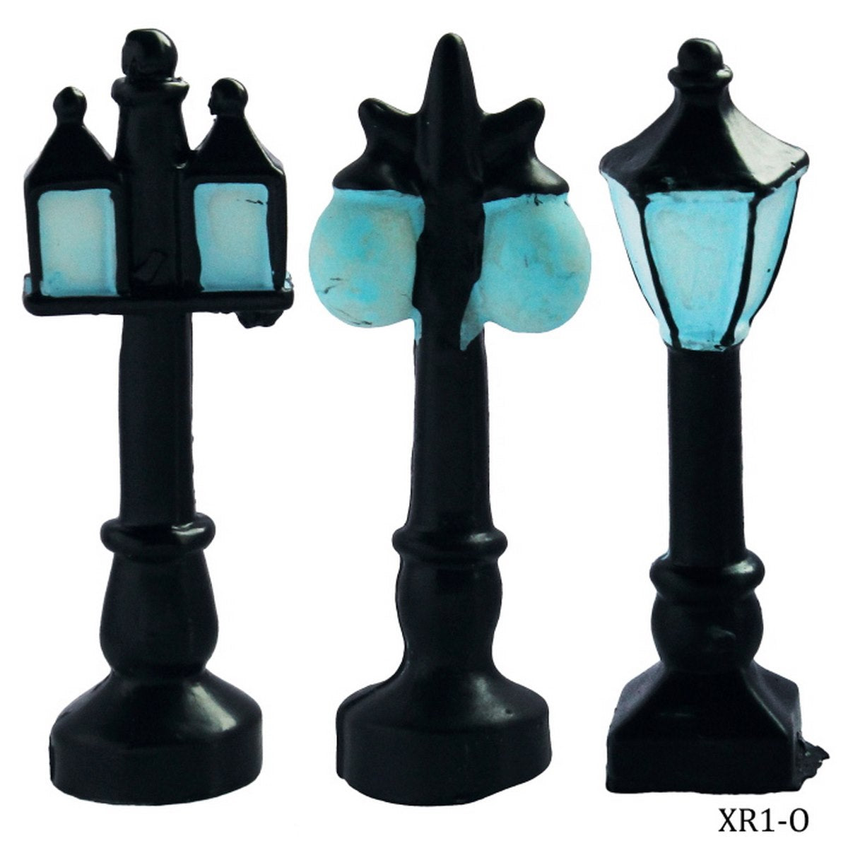 Model Plastic Garden Lamp 3Pcs (C0698-1/2/3) XR1-O