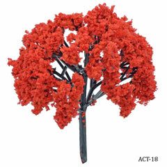 Artificial Miniature Tree Red 8CM 1 Pcs ACT-18