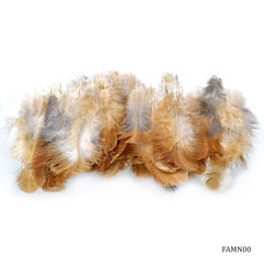 Feather Artificial Medium Natural Multi Colour FAMN00