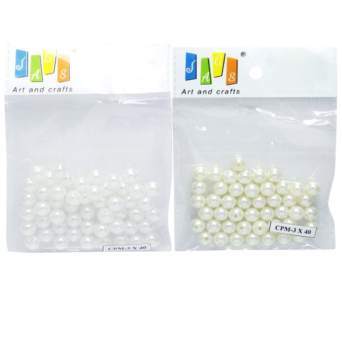 Craft Pearl Moti 10mm 25gm CPM-3