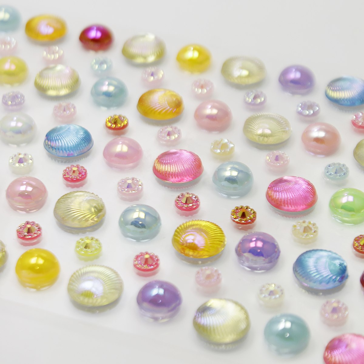 Sticker Crystal Round Multi Colour Xf8812M