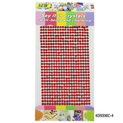 Sticker Diamond 4mm 04 Red 4DSSMC-4
