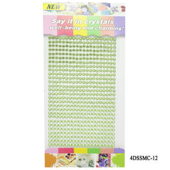 Sticker Diamond 4mm 12 Light Green 4DSSMC-12