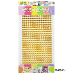 Sticker Diamond 5mm 01 Gold 5DSSMC-1
