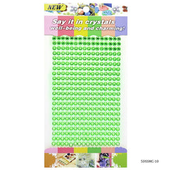 Sticker Diamond 5mm 10 Green 5DSSMC-10