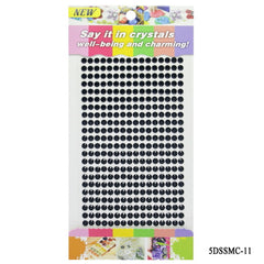 Sticker Diamond 5mm 11 Black 5DSSMC-11