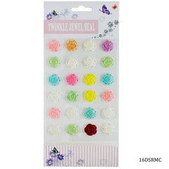 Sticker Twinkle Jewel Seat Rose Big Multi 16Dsrmc