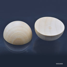 Wooden Block Half Round 50MM 2Pcs WB50MM