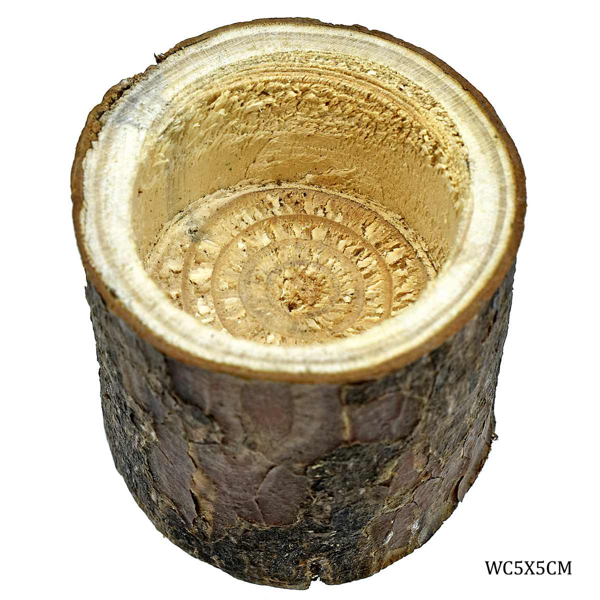 Wooden Candle 5x5cm WC5X5CM