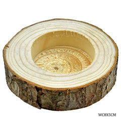 Wooden Candle 8.5x2cm WC8X5CM