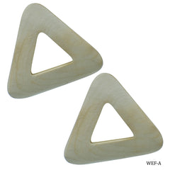 Wooden Earing Fiting Trangle WEF-A