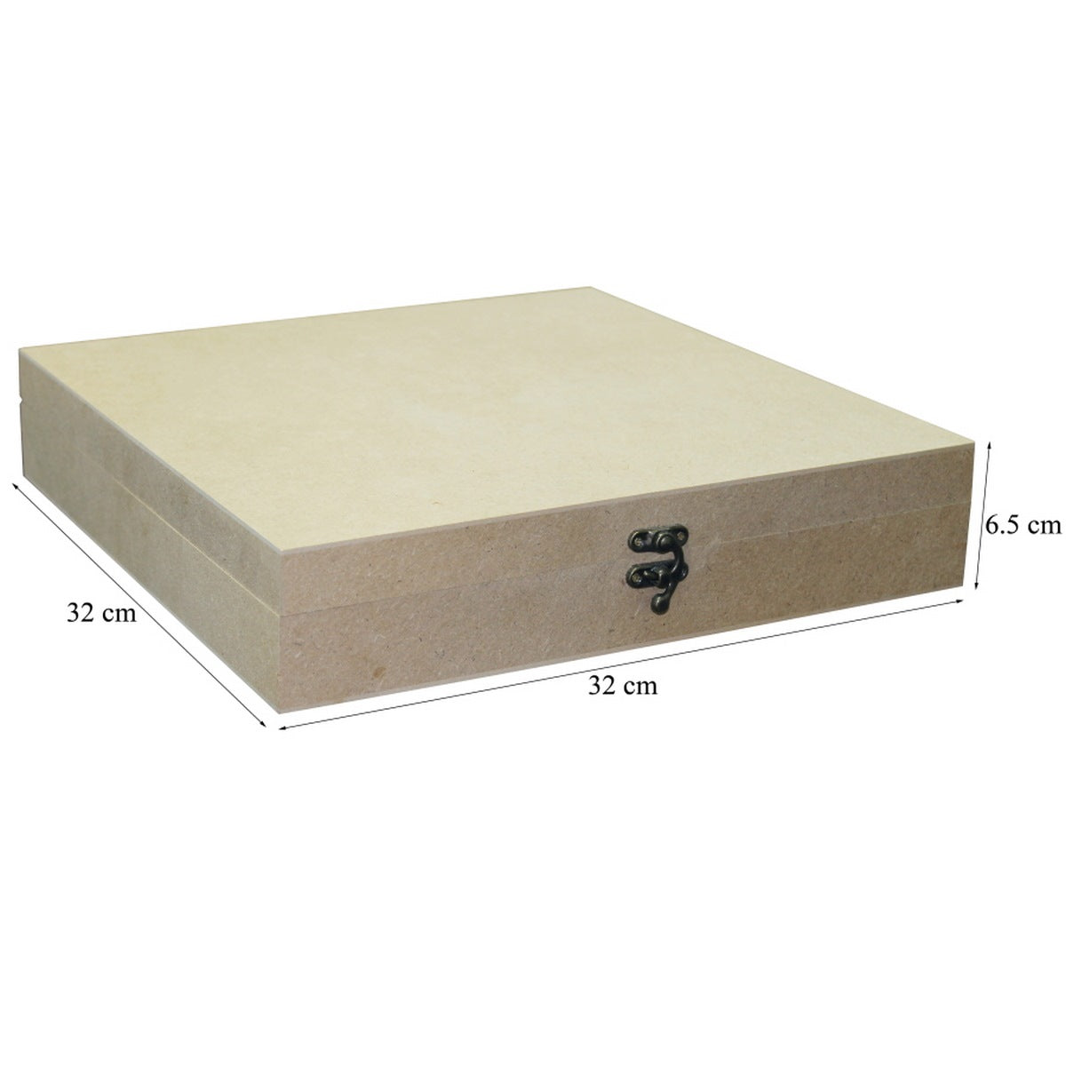 MDF Empty Box 12 X 12 X 3 inch MWEB09