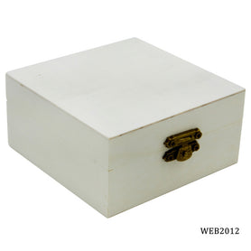 Wooden Empty Box 1pcs 4x4x2inch WEB2012