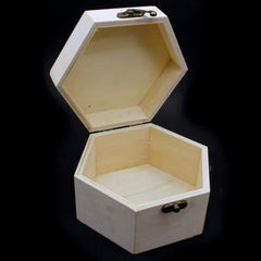 Wooden Empty Box 3Pcs 6 Cut 5.5X5.5X3.5Cm Web1477