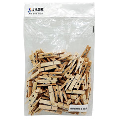 Wooden Clip 35Mm 100Pcs White 100P35Mmw