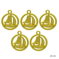 Metal Craft Fitting Gold 5 Pics JPG-158