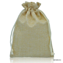 Gift Pouch Cloth Jute Colour Medium 2 No GP10X14-J