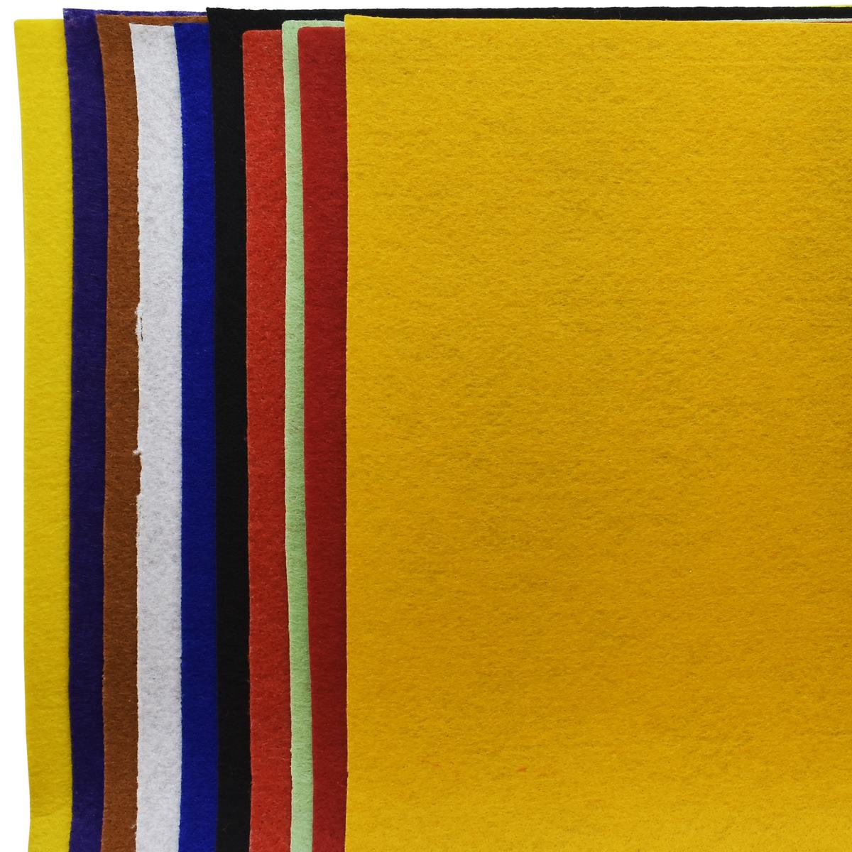 A3 Nonwoven Felt Sheet 10Pcs Multi Color A3Felt-Mc