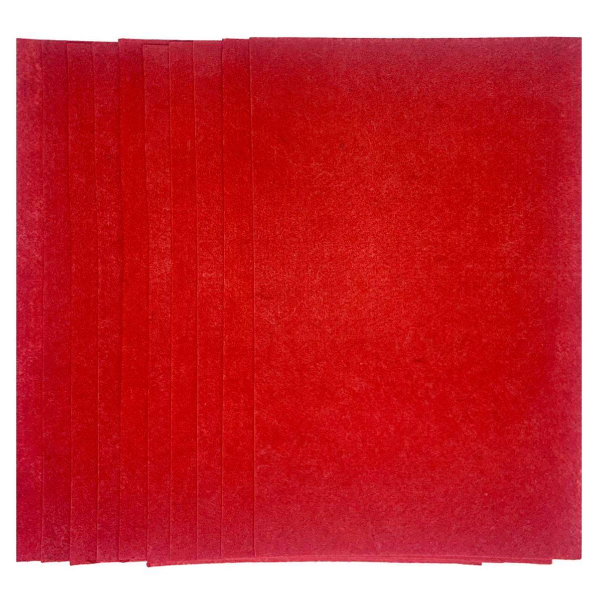 A3 Nonwoven Felt Sheet Dark Red 050 A3Drd050