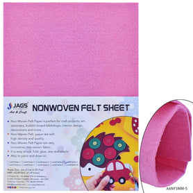 A4 Nonwoven Felt Sheet 3 Mm 1 Pcs Baby Pink A4Nf3Mm-5