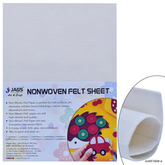 A4 Nonwoven Felt Sheet 3 MM 1 Pcs Cream A4NF3MM-6