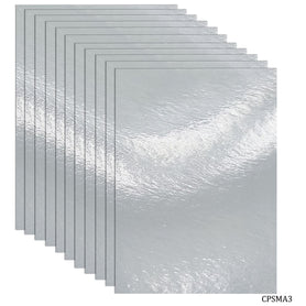 Craft Paper Mirro Silver Fines 10Sheet A3 CPSMA3