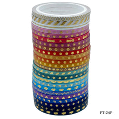 Craft Tape Paper Tape 0.3cm*5m 24Pcs PT-24P