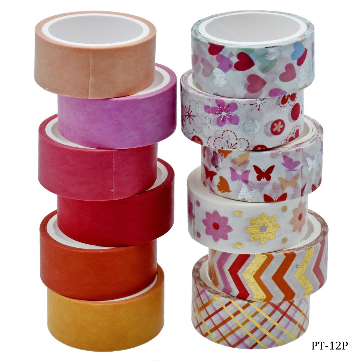 Craft Tape Paper Tape 12pcs 1.5cm*3m PT-12P