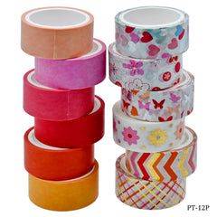 Craft Tape Paper Tape 12pcs 1.5cm*3m PT-12P