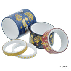 Craft Tape Paper Tape 5Pcs Mix ColourDesign PT-5PB