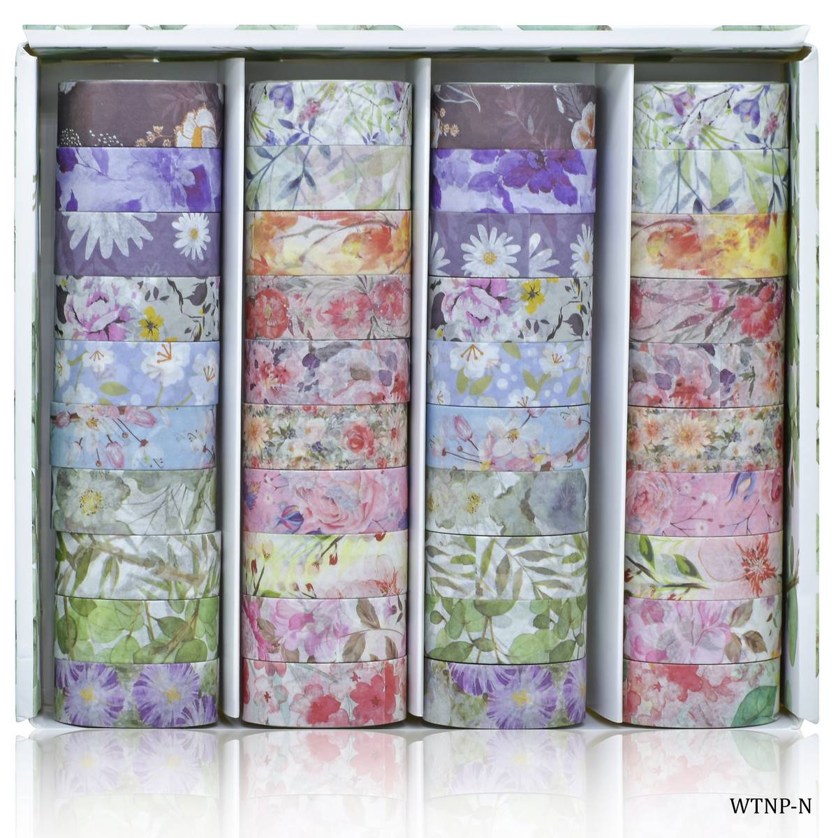 Craft Tape Washi 1.5x4m 40Pcs Box WTNP-N