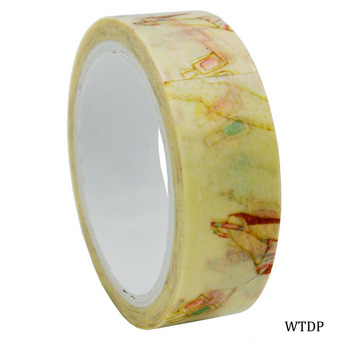 Craft Tape Washi 1.5x5m 60pcs Design Printed Colour WTDP