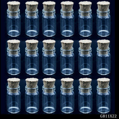 Glass Messages Bottle 11x22 18pcs Set GB11X22