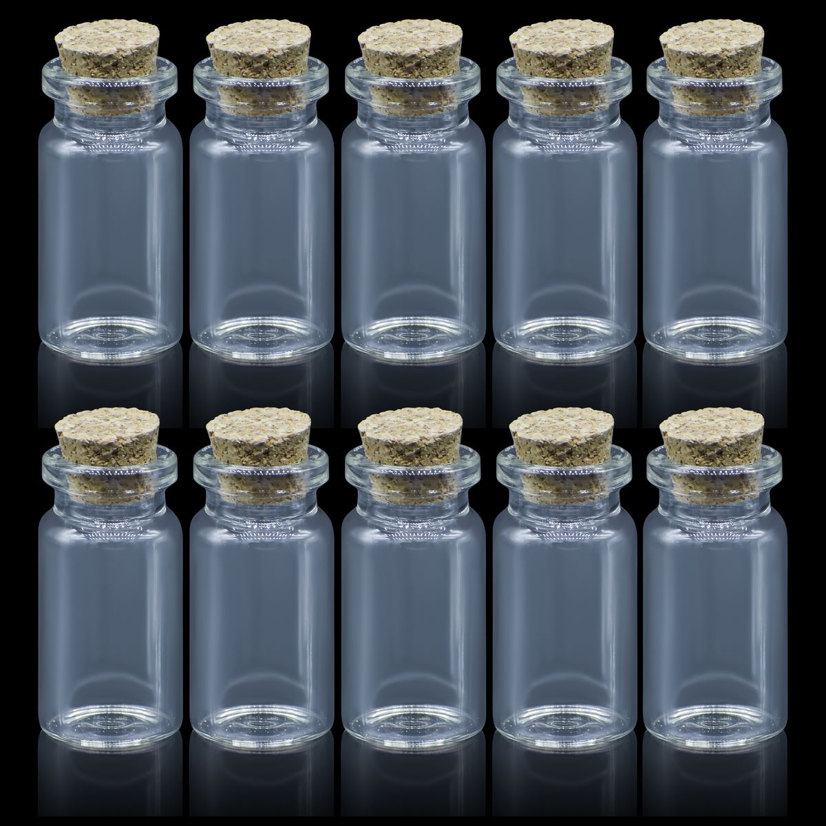 Glass Messages Bottle 10 Pcs Set 20*40 40MM GMB20X40