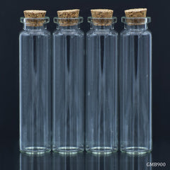 Glass Messages Bottle 4pcs Set 22*90 90MM GMB900