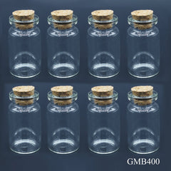 Glass Messages Bottle 8pcs Set 22*40 40MM GMB400