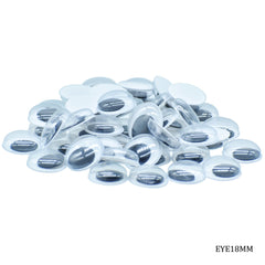 Craft Googly Eye 18MM 50Pcs EYE18MM
