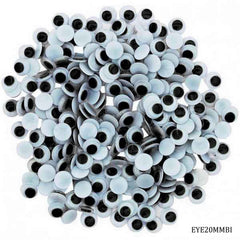 Craft Googly Eye EYE20MM Big Pkd (1000)
