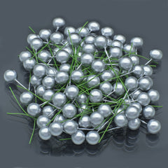 Artificial Flower Polons 1.0 CM Silver AFP6-SR