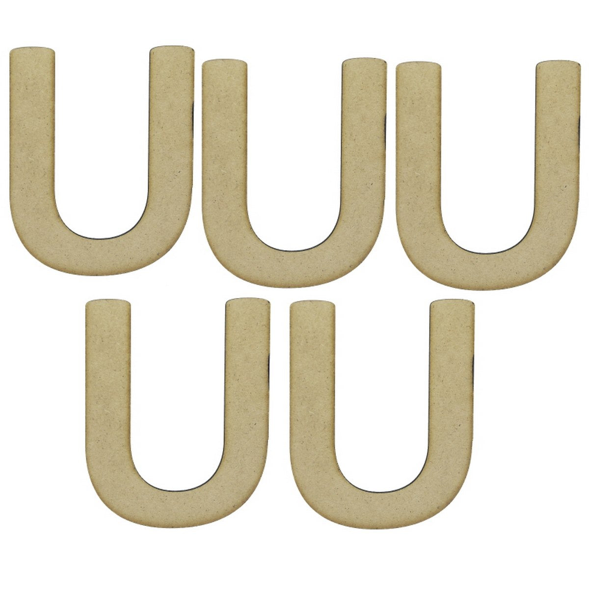 MDF Alphabets Letter 4Inch 5 Pcs MAL4-U