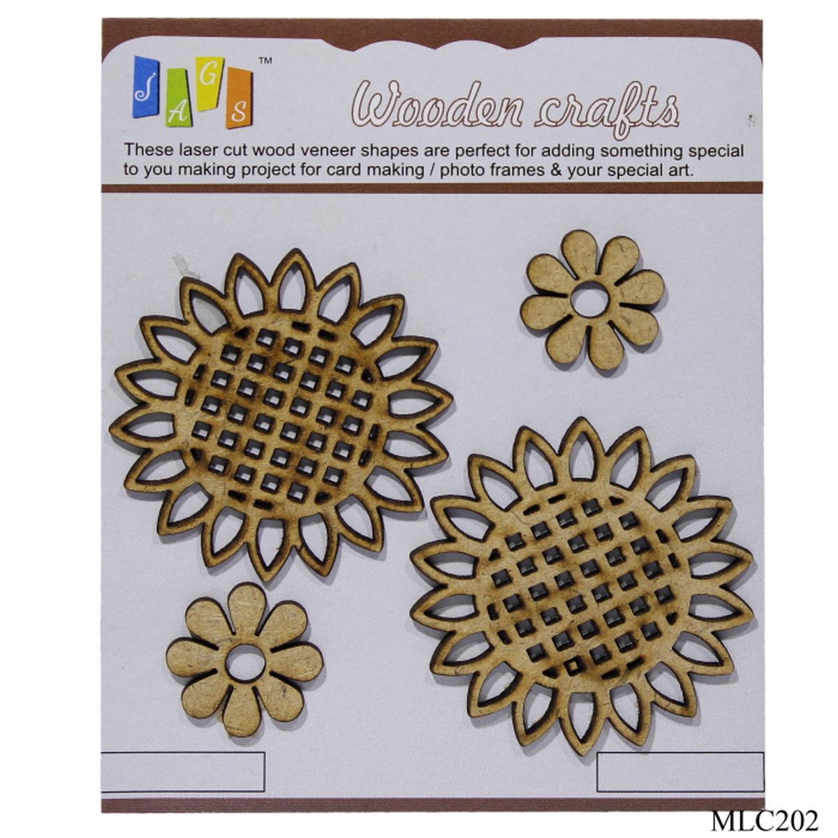 MDF Laser Cutting 2+2 Flower Small MLC202