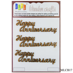 MDF Laser Cutting Big Happy Anniversary MLCB17