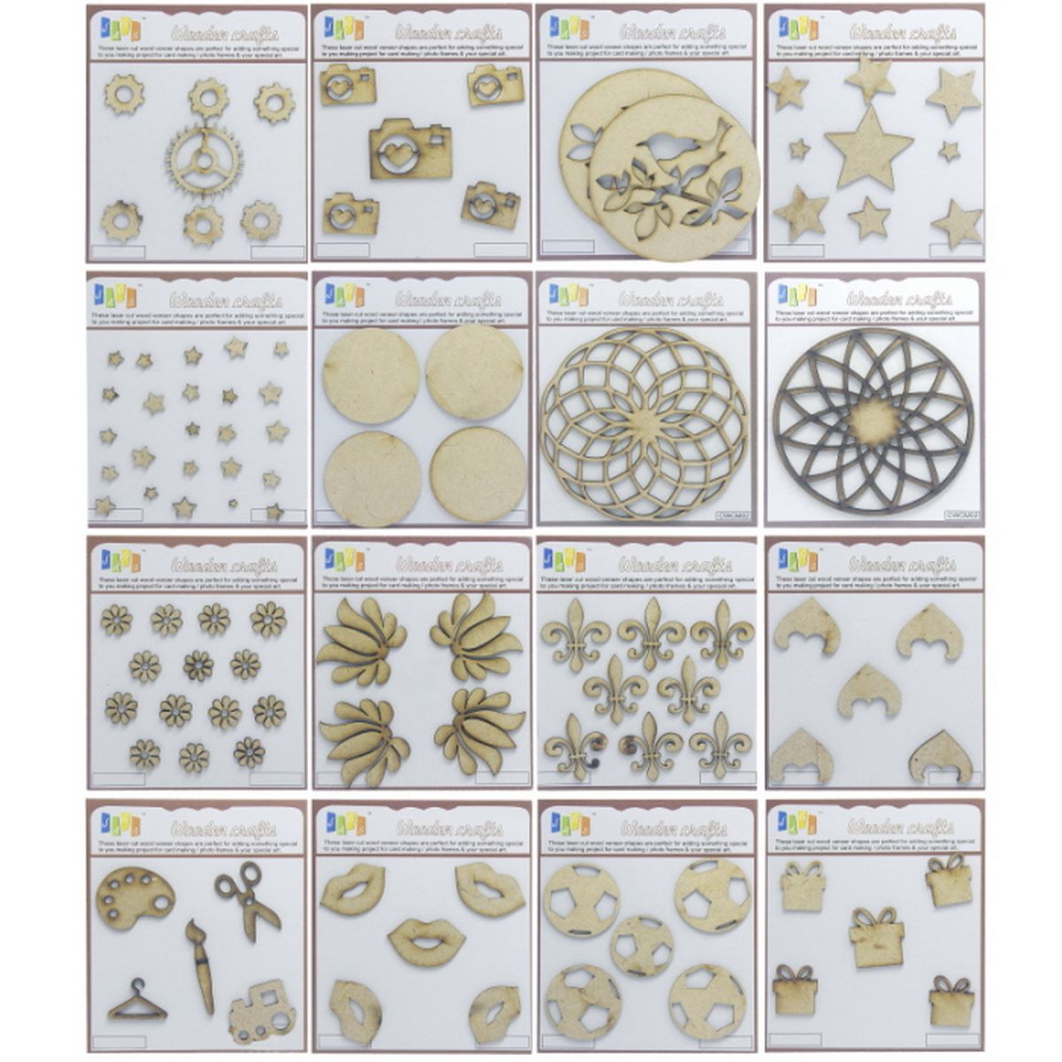 MDF Laser Cutting Mix Design Small CWCM02