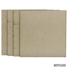 MDF Plate Square 5X5 4MM 4 Pics MPS500