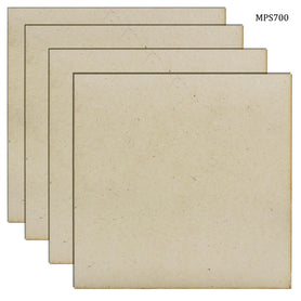 MDF Plate Square 7X7 4MM 4 Pics MPS700