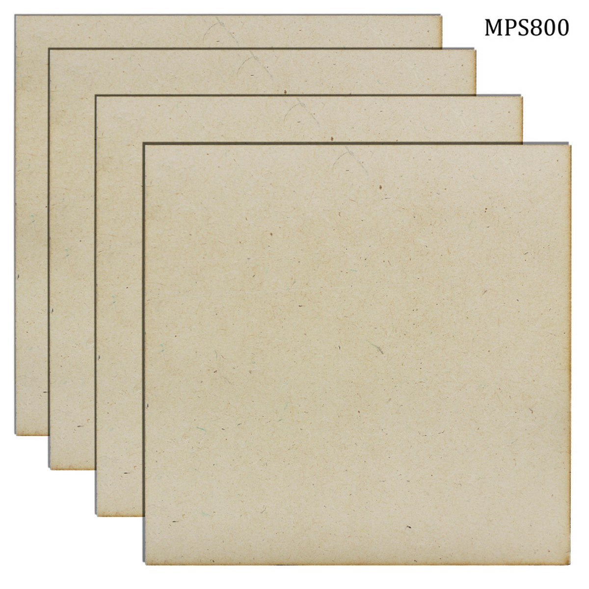 MDF Plate Square 8X8 4MM 4 Pics MPS800