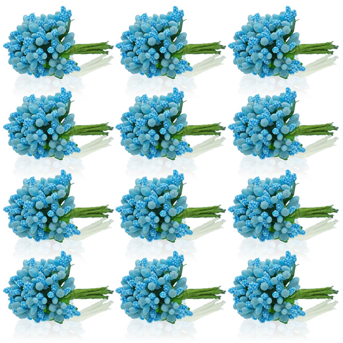Artificial Flower Polons 144 Pics Blue AFP144-BE